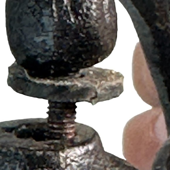 Rustic Cast Iron Rooster Traditional Farmhouse Dinner Bell - Picture 3 of 16